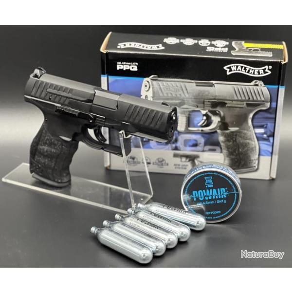 Pack pr�t � tirer Walther PPQ � plombs 4,5mm / diabolo 4,5 mm propulsion CO2