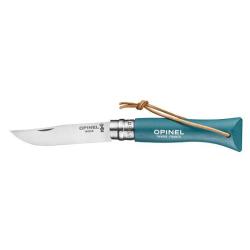 Couteau pliant Opinel Baroudeur N&deg;06 Inox Turquoise