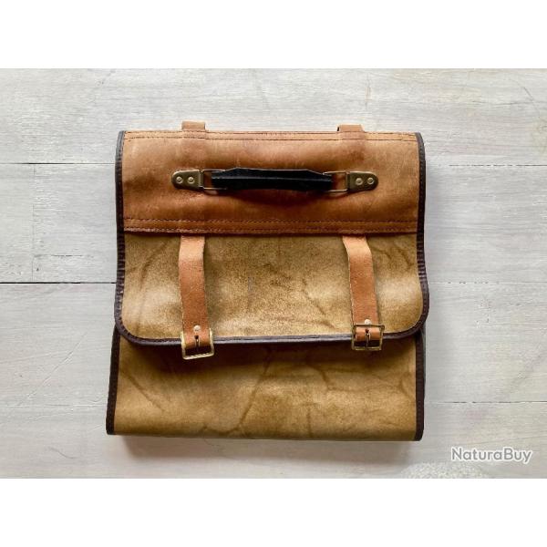 pochette valise souple vintage pour couteau