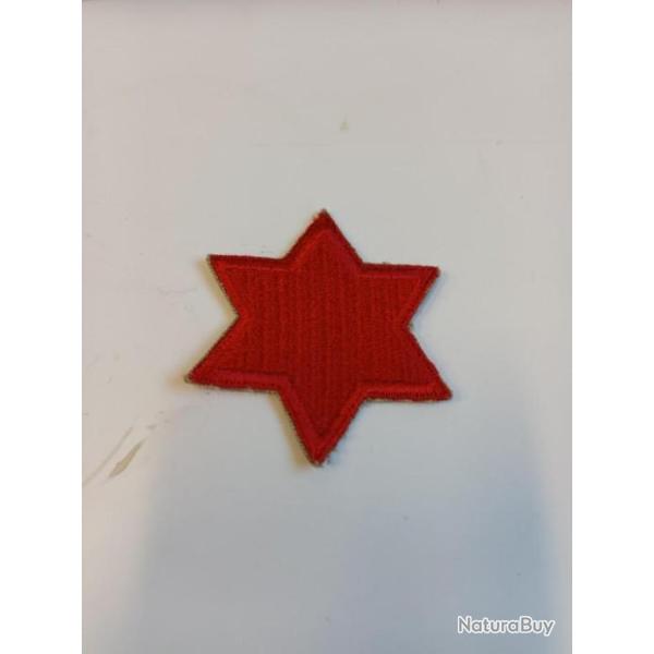 Patch arme us 6th INFANTRY DIVISION ww2 ORIGINAL. 1