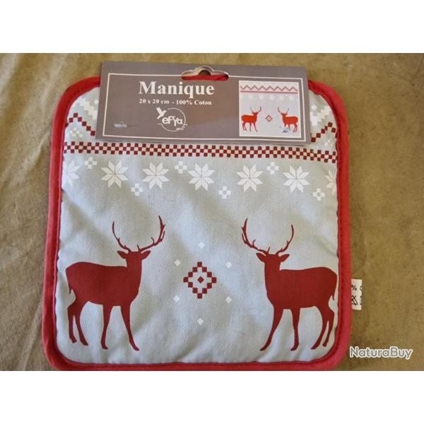 IDEE CADEAU - Manique cerfs - HILMAR SUPER DESTOCK !!!