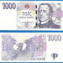 Republique Tcheque 1000 Couronnes 2008 Billet Couronne Korun Tchequie