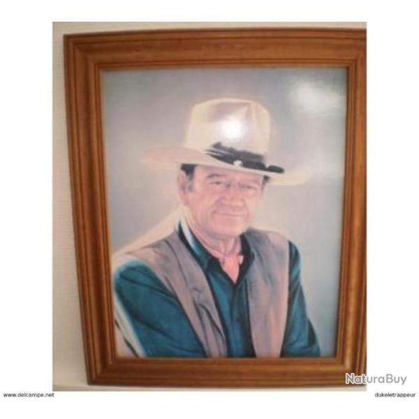 Cadre "John WAYNE" import� des U.S.A.dans les ann�es '80/'90 ! Collection !