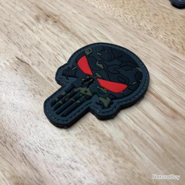 Patch Punisher Multicam Black