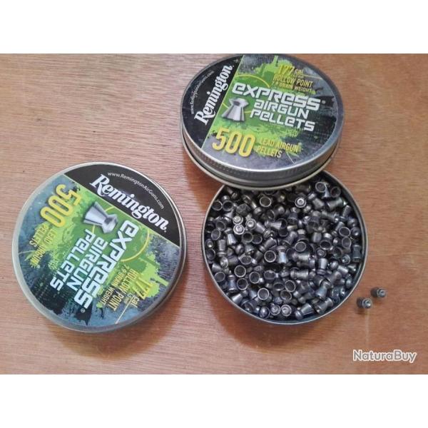 Lot de 2 Btes  de 500 Plbs R�mington  4.5