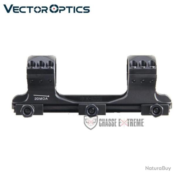 Montage VECTOR OPTICS X Accu Picatinny 30mm Haut 20Moa