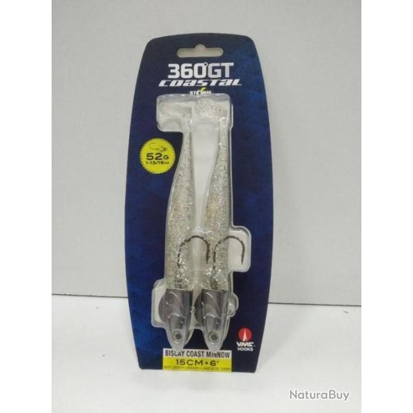 !! STORM BISCAY COAST MINNOW 15CM 52GR SILVER GLITTER !!