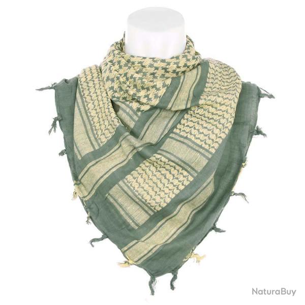 Keffieh foulard Palestinien (Couleur Vert/Beige)