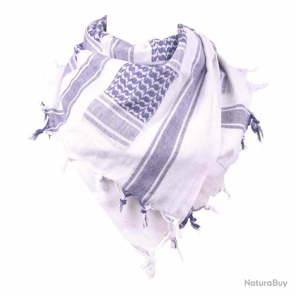 Keffieh foulard Palestinien (Couleur Bleu/Blanc)