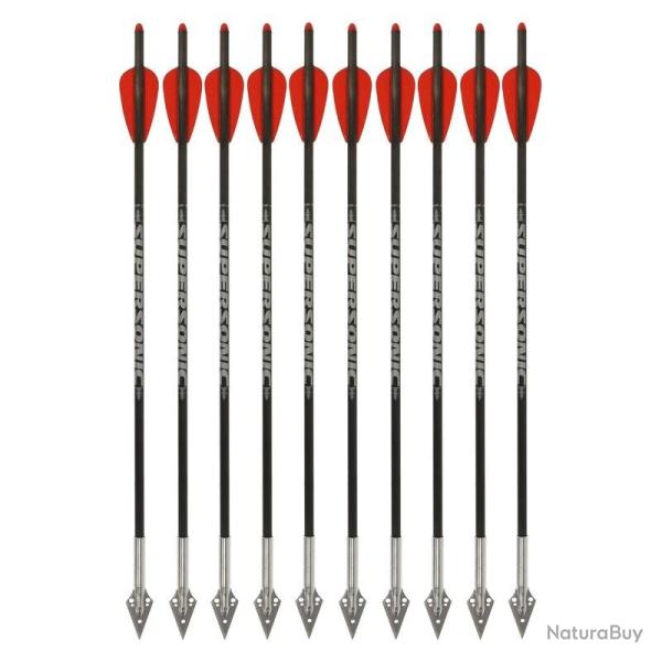 Flches de chasse X-BOW FMA Supersonic ProHunt Pack - 10 pieces