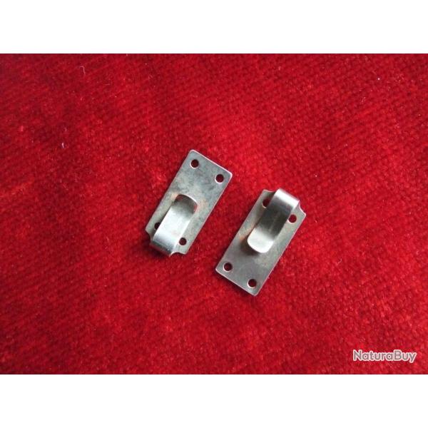 2 CROCHETS DE COIFFE DE CASQUE ADRIAN Mod 25 .