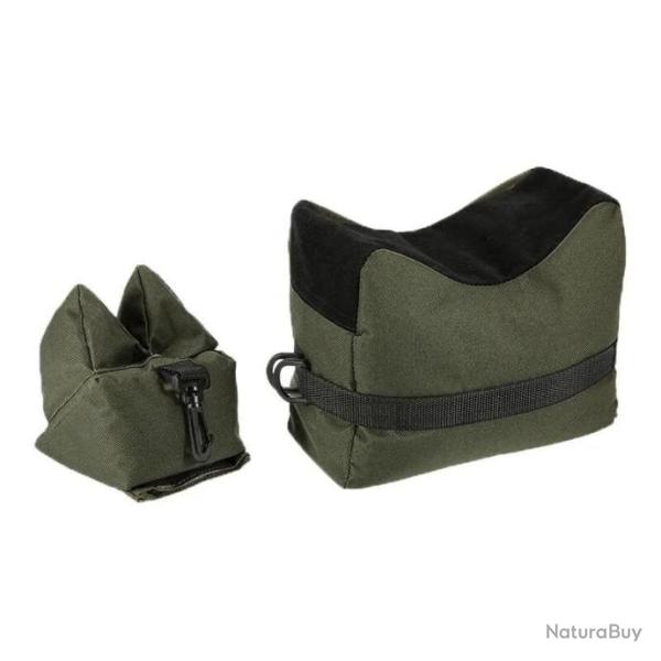 SAC DE TIR AVANT ET ARRIERE - CHEVALET DE TIR OU DE R�GLAGE - KAKI - LIVRAISON GRATUITE