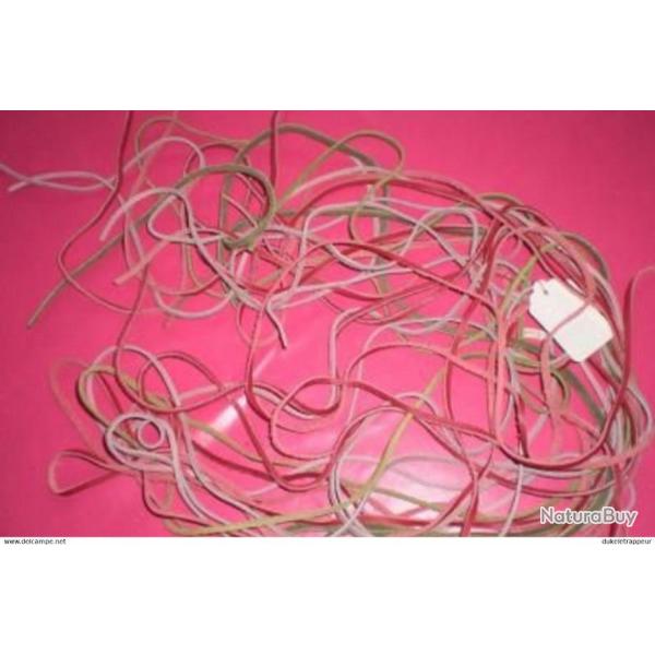 Lot de Lacets carr�s en cuir-daim ! 1