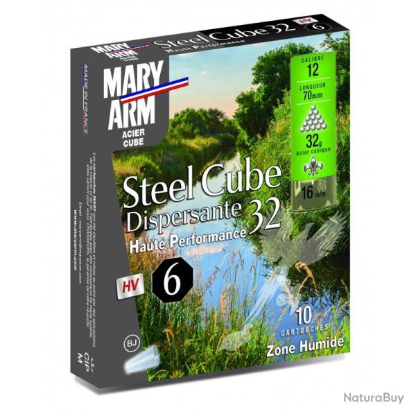 Cartouches MARY ARM Steel cub disp 32- Cal 12/70 32gr N�6 BJ X 10
