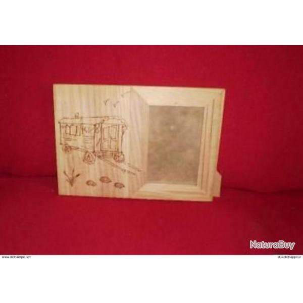 cadre photo fait main "ROULOTTE" ! 1