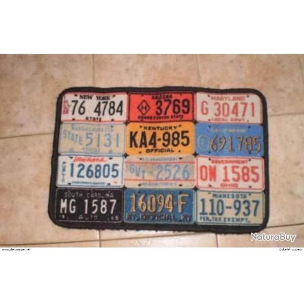 Tapis de porte "Plaques U.S." !
