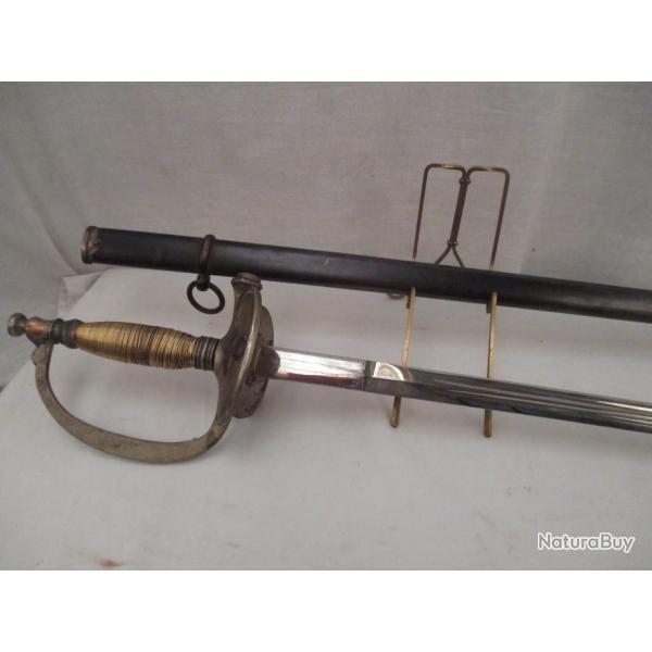 pe de sous  officier - Couleau a Kligenthal - L. total 106 cm   lame de 90 cm  - vendue  en l'tat