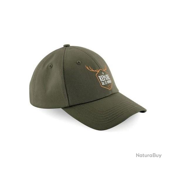 Casquette Le Repaire de Saint Hubert Deer verte