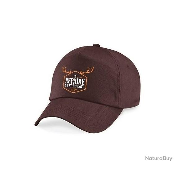 Casquette Le Repaire de Saint Hubert Deer marron