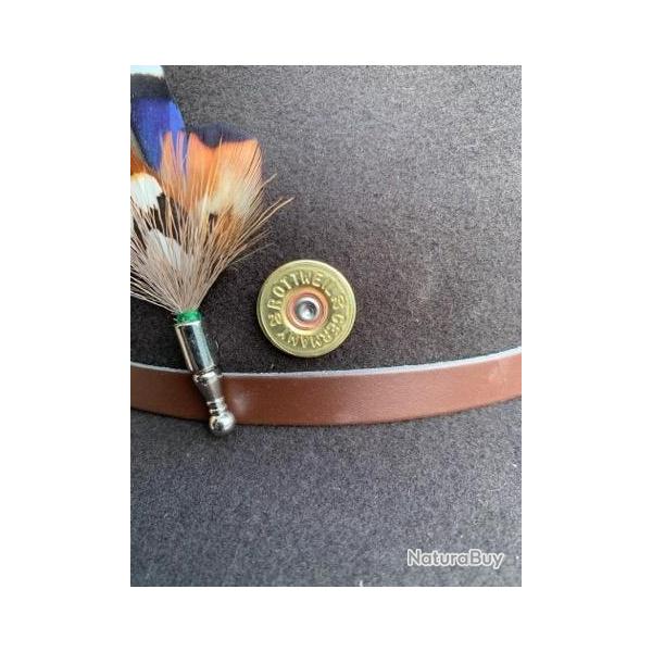 Pin's douille Passion Plume Cal. 20