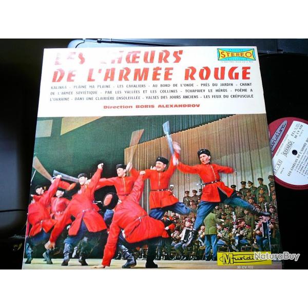 Disque 33t   les choeurs de l'arme rouge