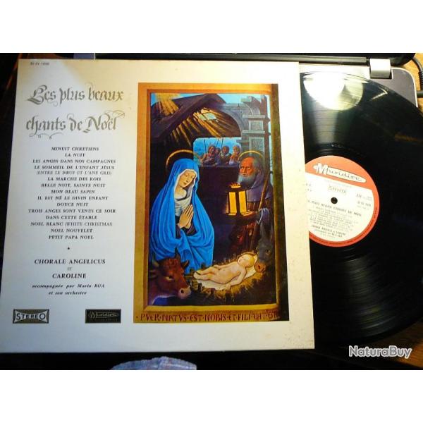 Disque 33t les plus beaux chants de Nol