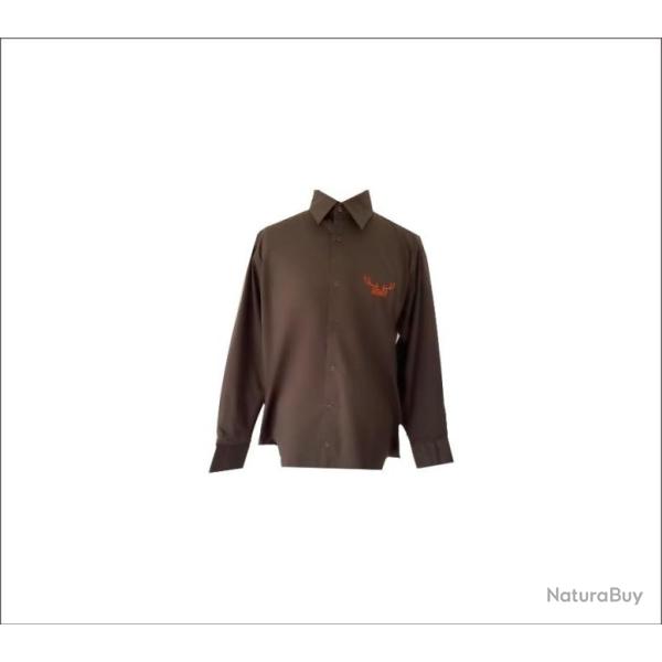 Chemise Le Repaire de Saint hubert marron