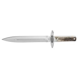 Dague de chasse manche cerf 23 cm