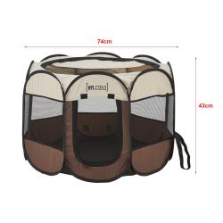 Parc pliable pour animaux de compagnie 43 x 74 x 74 cm 03_0008071