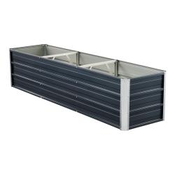 Jardini&egrave;re &agrave; 2 barres de s&eacute;paration 183 x 47 x 40 cm anthracite 03_0007184