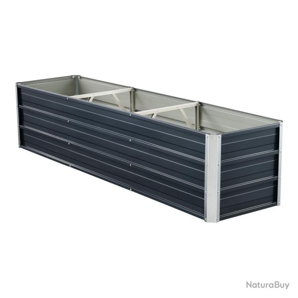 Jardini�re � 2 barres de s�paration 183 x 47 x 40 cm anthracite 03_0007184