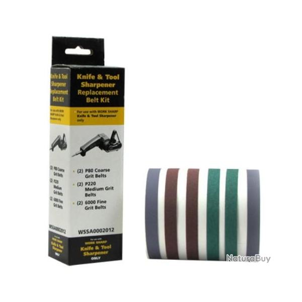BANDES ABRASIVES pour AFFUTEUSE WORK SHARP