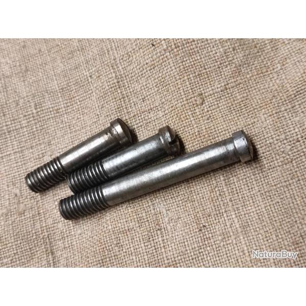 Lot de 3 vis de botier de fusil suisse Schmidt Rubin 96 11