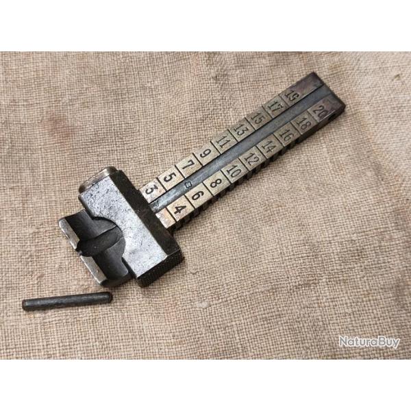 Hausse et axe du fusil suisse Schmidt Rubin 96 11