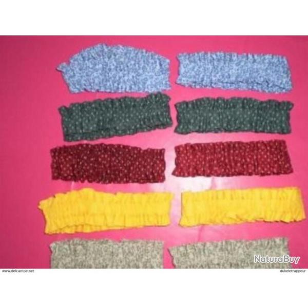 Brassi�res "OLD TIME" en tissu "CALICO" et "Pattes d'Ours" !