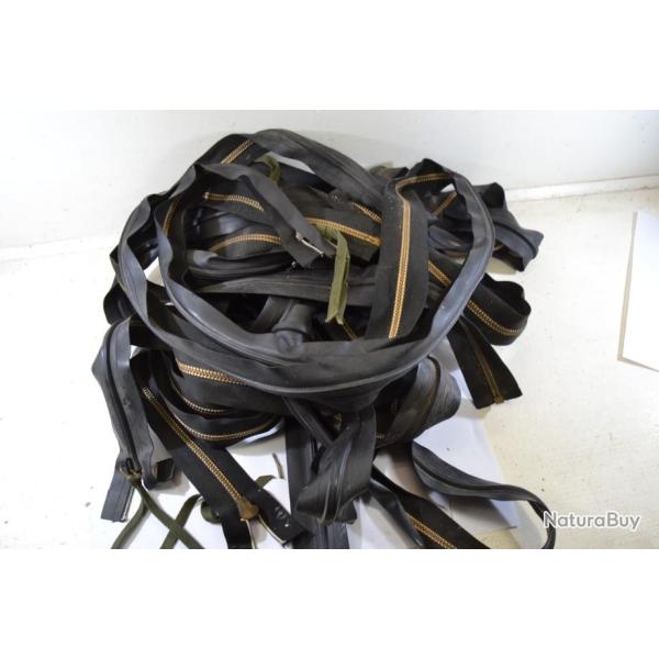 Lot fermetures clair US ARMY annes 1960 - 1970. 220cm Fermeture claire longue renfort caoutchouc