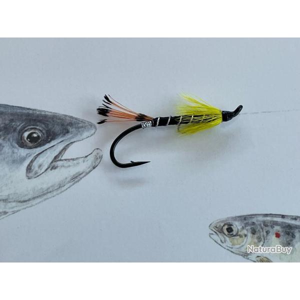 mouche saumon mod�le Black ghost num�ro 10