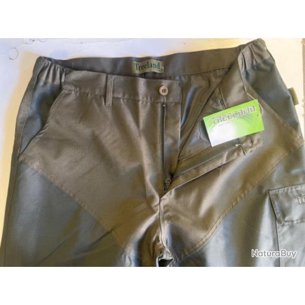 Pantalon TREELAND T590 anti ronce 1er prix taille 46