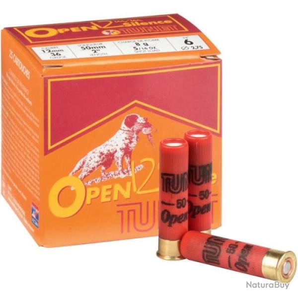 Cartouches Tunet Open Silence Cal. 12 50 Par 5