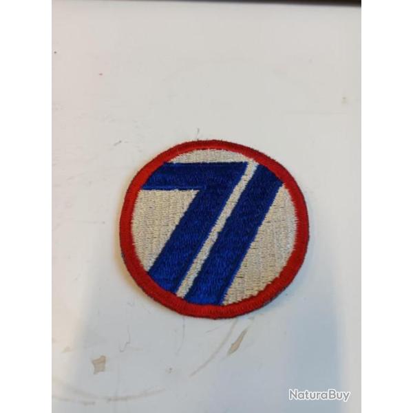 Patch arm�e us 71st INFANTRY DIVISION ww2 ORIGINAL