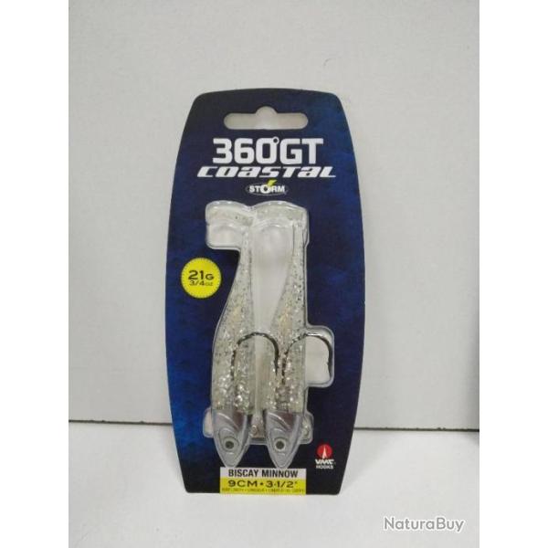 !! Storm BISCAY MINNOW 9CM 21G SILVER GLITTER !!