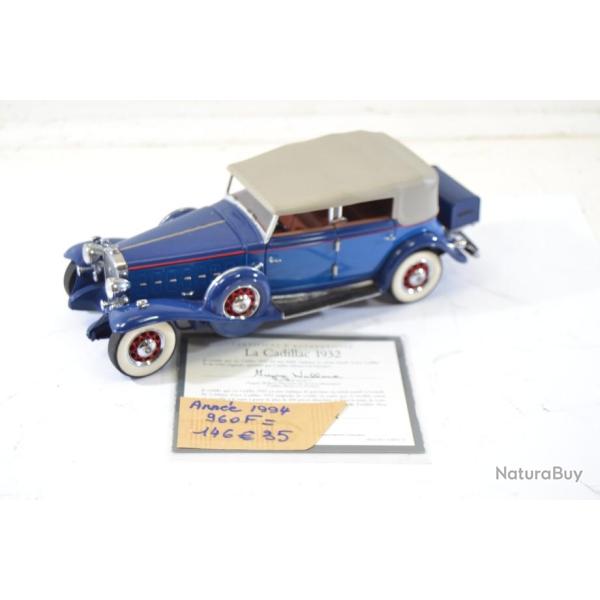 Voiture miniature Franklin mint cadillac 1932 1/24