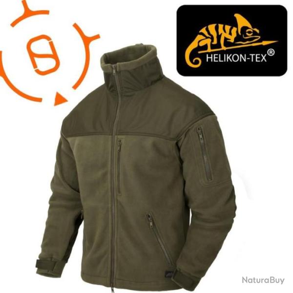 veste classic army JACKET - FLEECE helikon tex verte