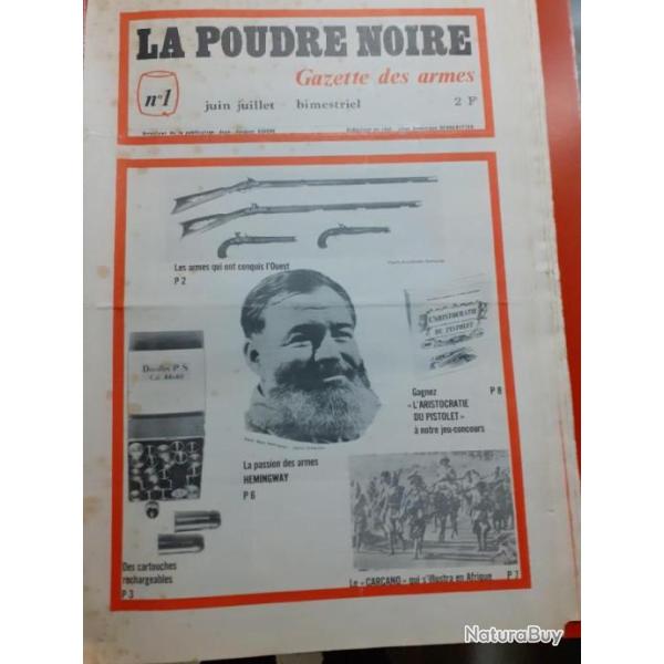 journal "La poudre noire" N� 1 a N�5