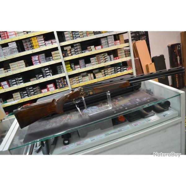 FUSIL SUPERPOSE  DE SPORTING CEASAR GUERINI INVICTUS 2 LIMITED JASPE CALIBRE 12/76 CANON DE 76 NEUF