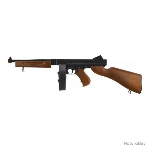 Rplique airsoft D98 Thompson M1A1 Noir et Bois