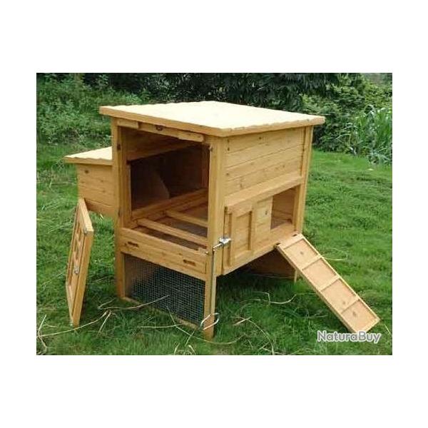 Poulailler avec perchoirs maison poules caille clapier lapin abri coq cielterre-commerce
