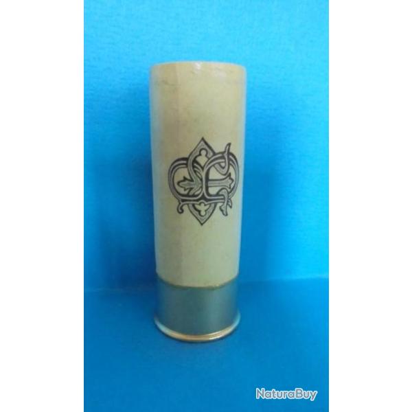 CARTOUCHE ANCIENNE CAL.12 ARMURERIE  "BUCHERON MOULINS" .POUR LA COLLECTION NON RECHARGEE