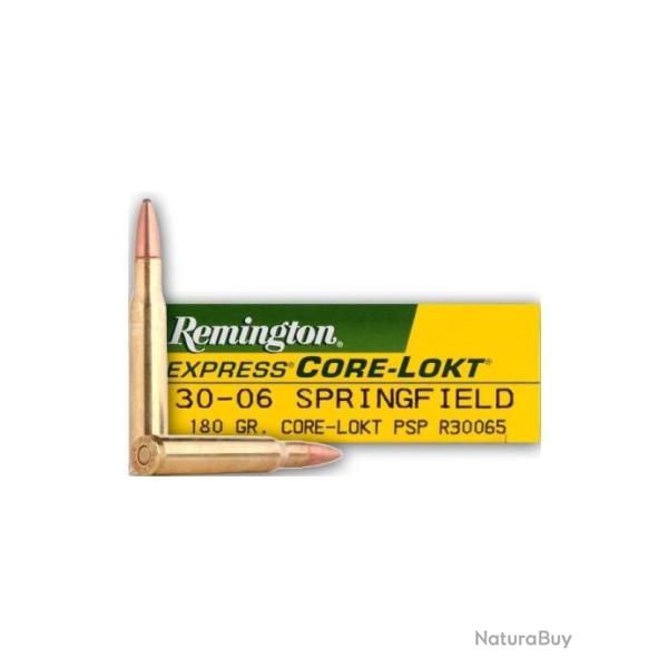 DM24.2 - LOT DE 40 BALLES REMINGTON cal 30 06 core lokt  PSP 180GR