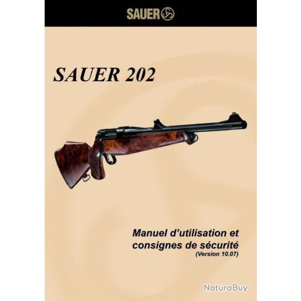 notice carabine SAUER 202 (envoi par mail) - VENDU PAR JEPERCUTE (m1782)